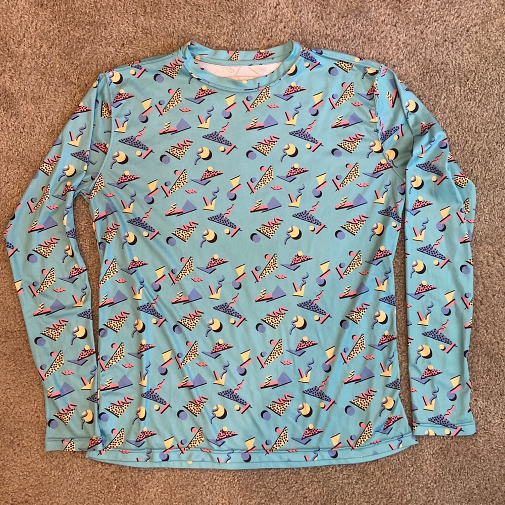 Men’s Charlie O. 90s Style Swim Shirt Size Medium